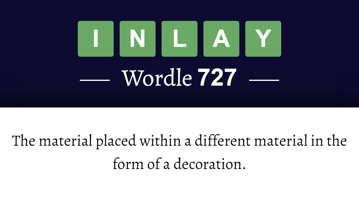 5 letter words with inlay