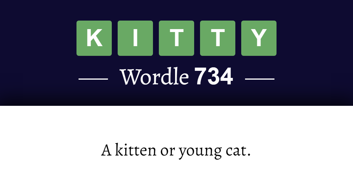 what-does-kitty-mean-in-wordle-734-23rd-june-2023